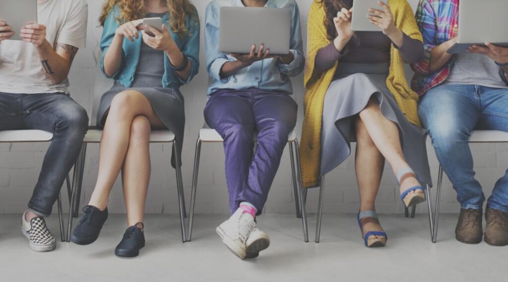 people-looking-at-their-devices